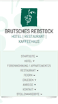 Mobile Screenshot of hotel-rebstock-laufenburg.de